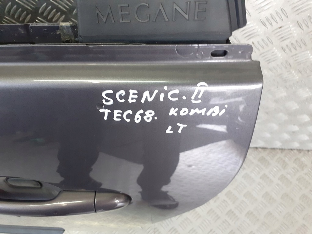 фото №3, Дверь левый задняя renault scenic ii tec68