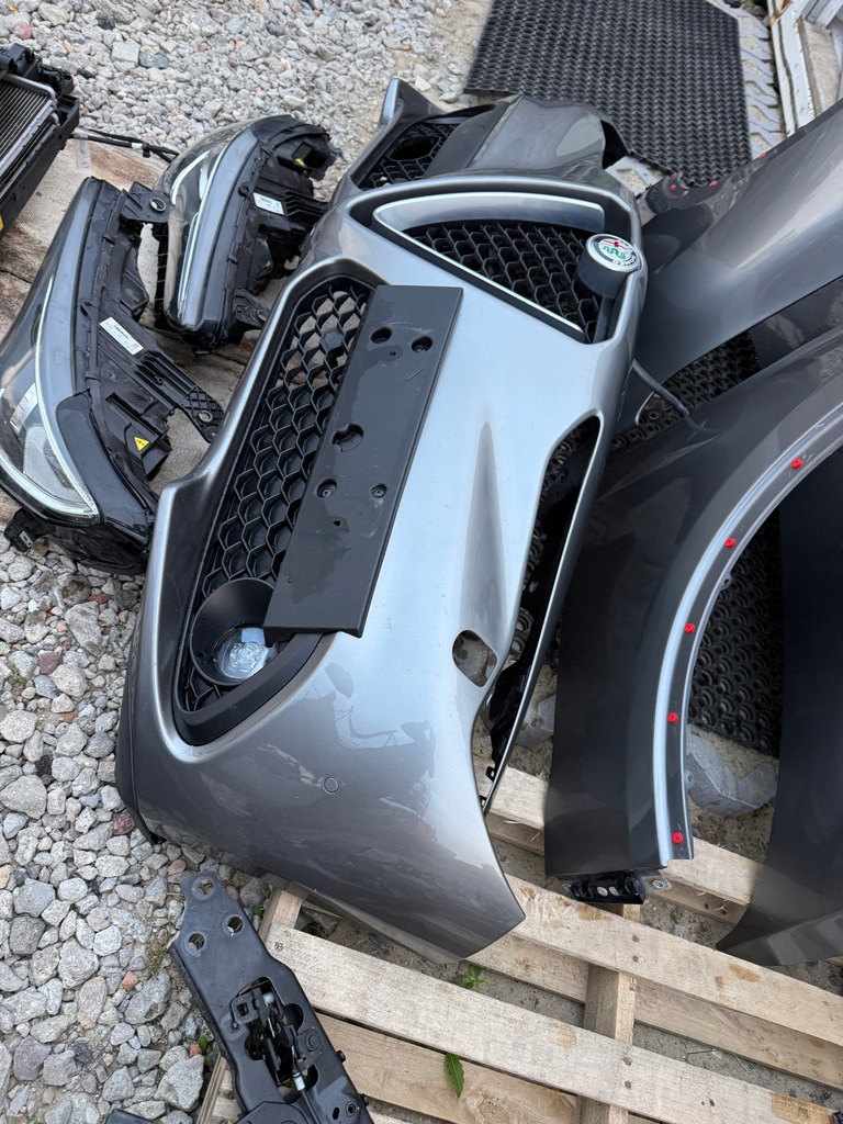 фото №8, Alfa romeo stelvio 2.2 капот бампер лампы kompletny перед 318