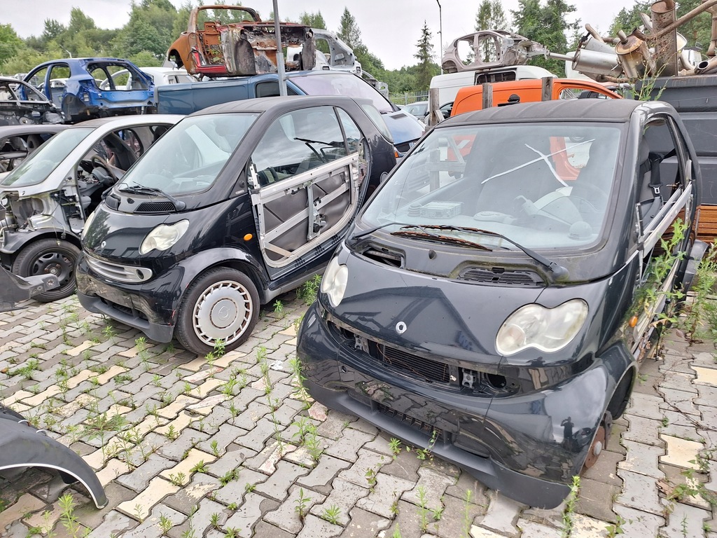 фото №14, Smart fortwo 450 lift eb1 ea4 чёрный крыло перед левый 02-07