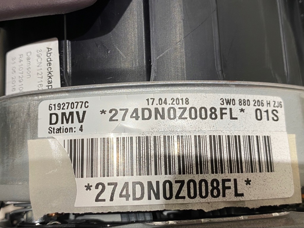 фото №5, Bentley continental gt gtc flying подушка безопасности 3w0880206