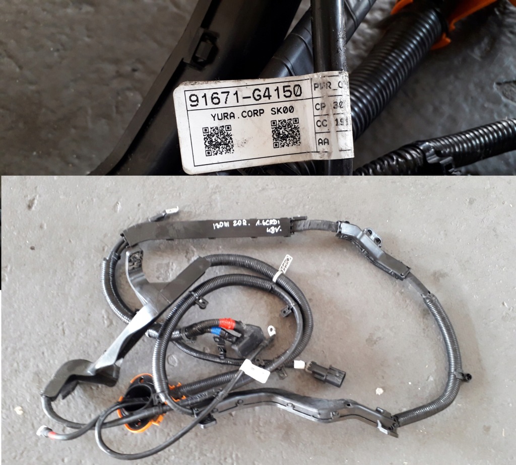 фото №1, Hyundai i30 iii 2020r 1.6crdi 48v кабель шланг