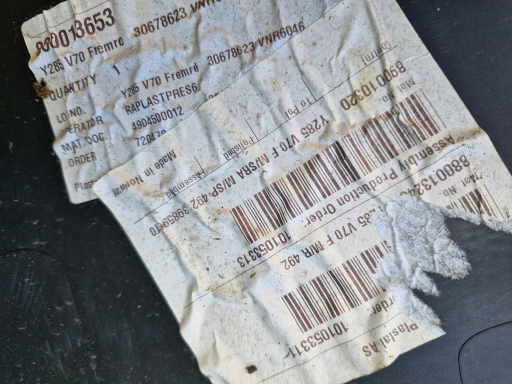 фото №11, Volvo v70 iii бампер перед омивачі