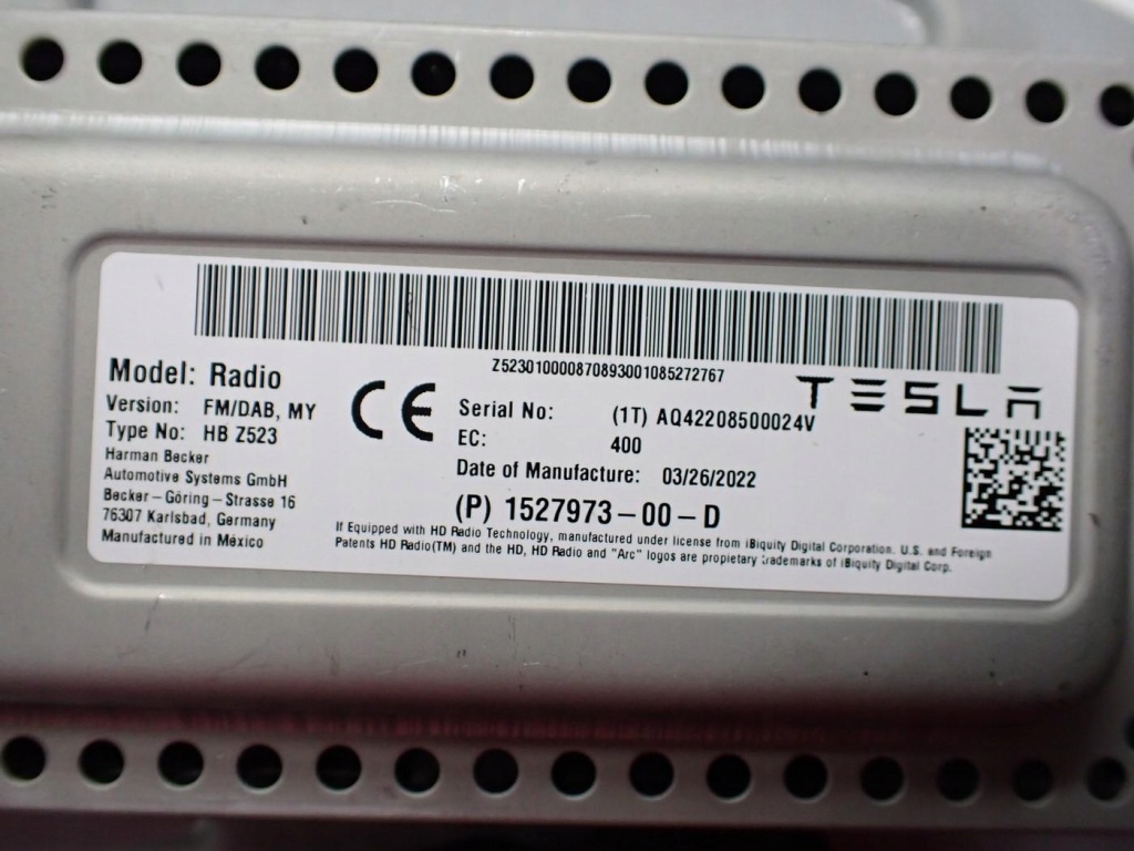 Модуль блок управления радио 1527973-00-d tesla model y 22r Цена