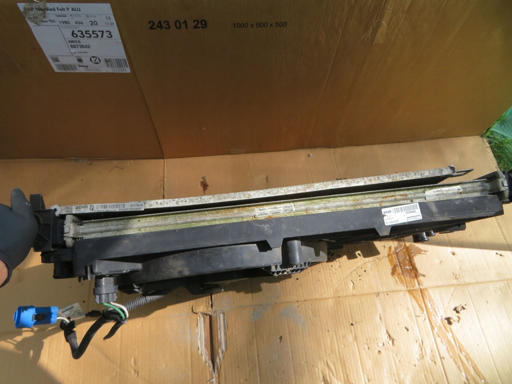 фото №11, Pas радіатор wody кондиціонер fiat qubo 1.3 jtd 51854570, 51780703