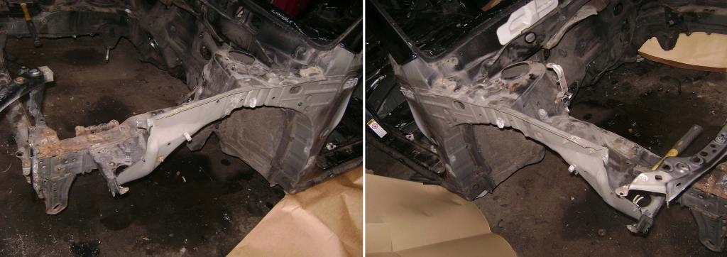 фото №1, Чверть лонжерон перед toyota avensis t25 sedan