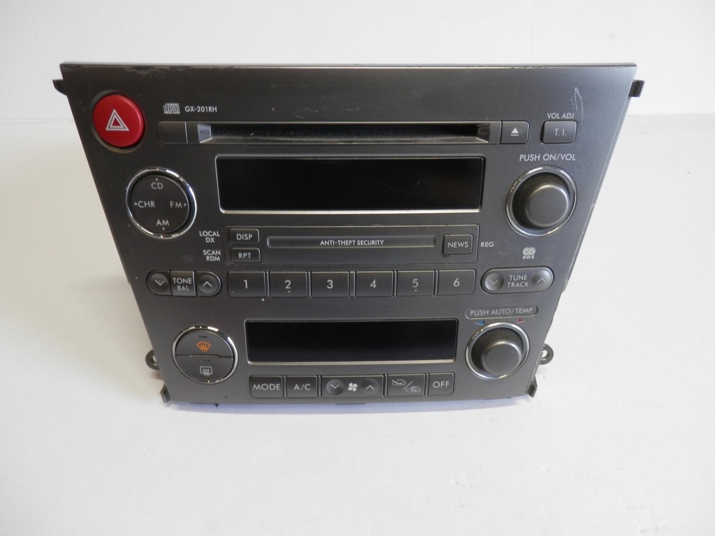 фото №1, Subaru legacy iv радіо cd 86201ag300