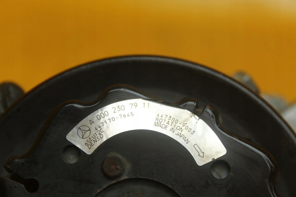 фото №9, Компрессор кондиционера mercedes w168 a klasa 166.940 1.6 b 8v 447220 8365