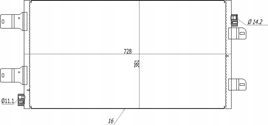 фото №2, Конденсатор кондиционера opel movano a renault master ii 1.9d-3.0d 2002-