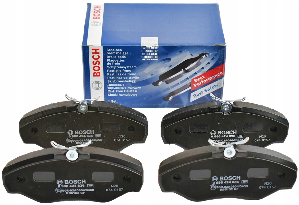 фото №1, Bosch гальмівні колодки гальмівні перед renault trafic ii 01-