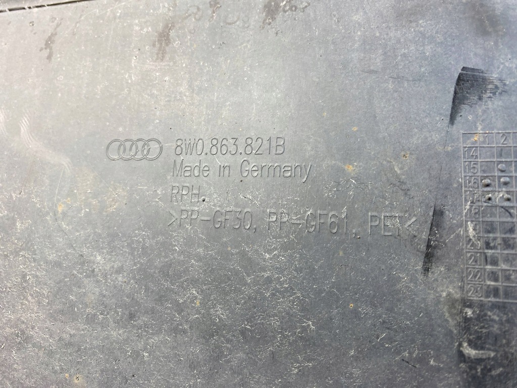 фото №11, Плита захист підлога pod двигун audi a4 b9 a5 8w 8w0863821b 2015-