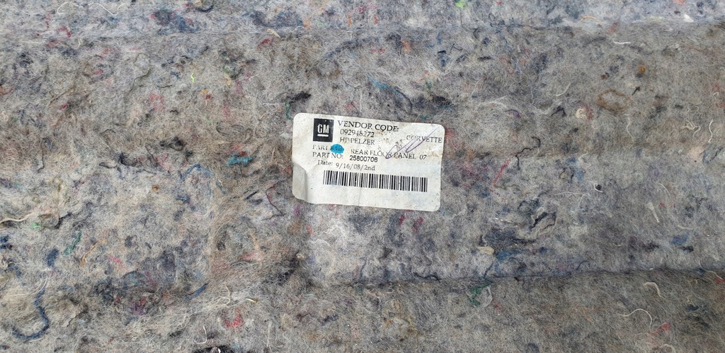 фото №9, Пол багажника обшивка коврик обивка chevrolet corvette c6 25800706