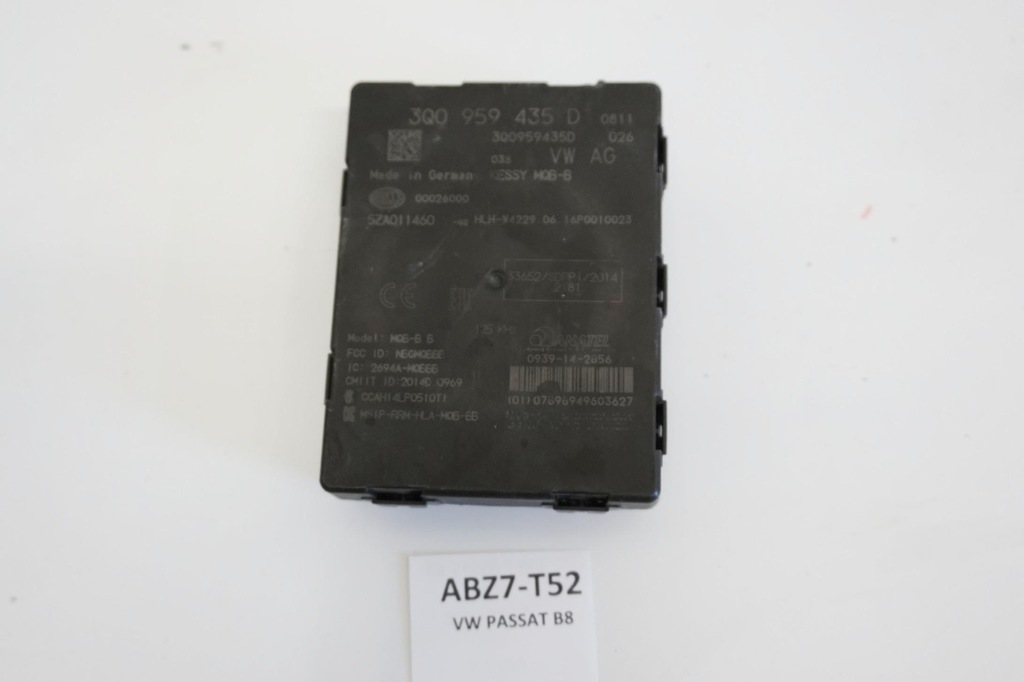 фото №1, Блок управления kessy vw passat b8 alltrack 3q0959435d