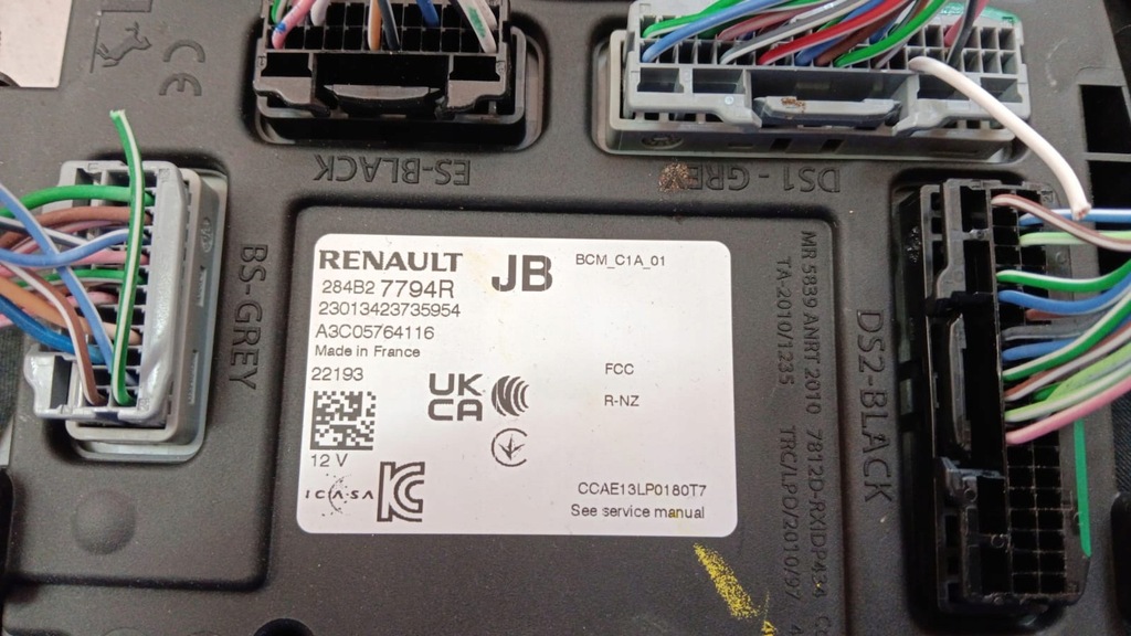 фото №3, Набор стартовый модуль блок управления renault austral e-tech