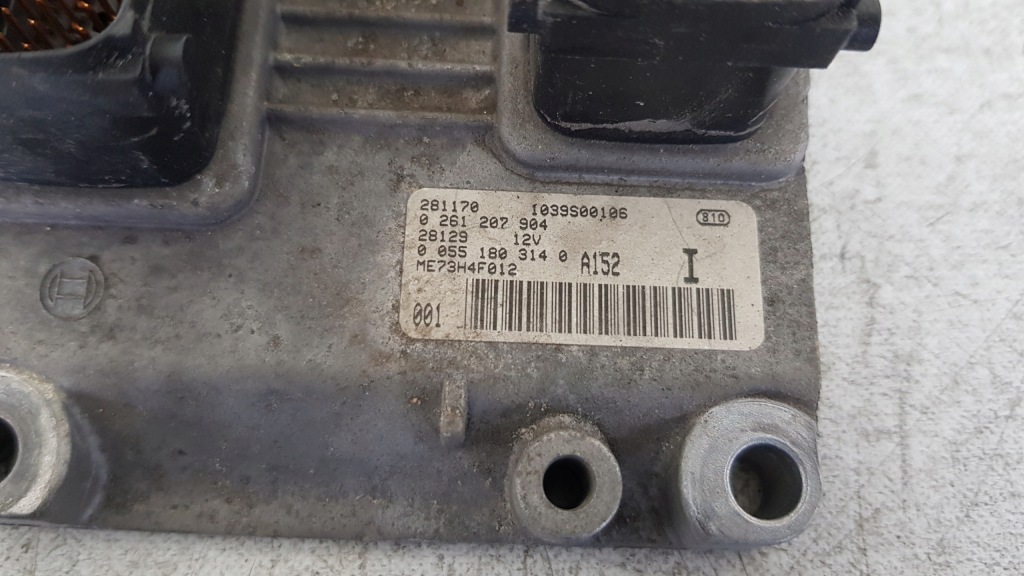 фото №2, Бортовой компьютер fiat punto ii 1.2 [89]