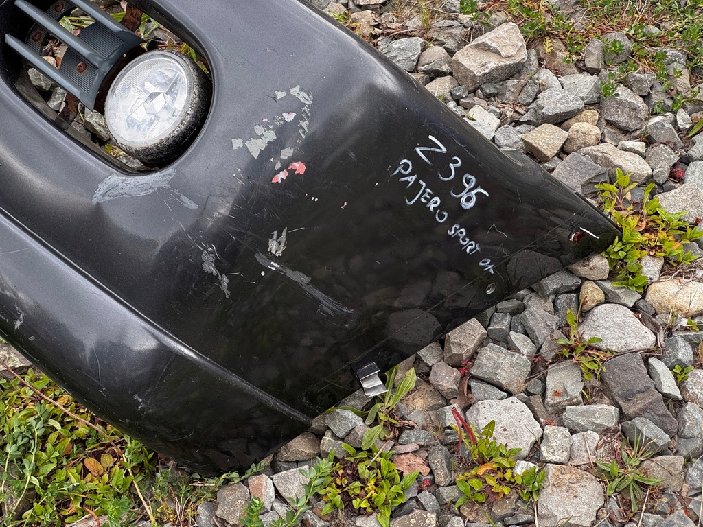 фото №10, Бампер передний mitsubishi pajero iii lift sport 2001- оригинальный номер mr478669