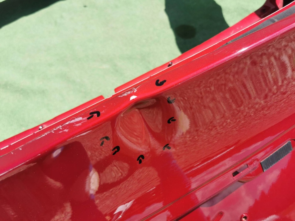 Tesla model x кришка багажника багажника задня задня ładna Недорого