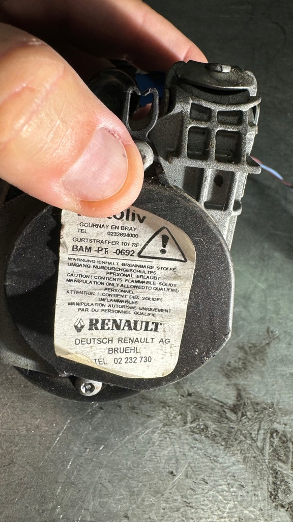 фото №5, Renault master iii opel movano b pas безопасности правый 868840019r