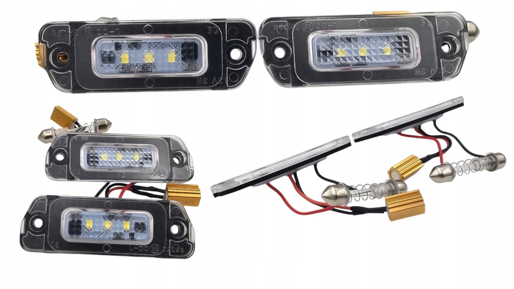 фото №1, Led подсветка номерного знака mercedes gl-class x164 06-12 ml-class w163 98-02
