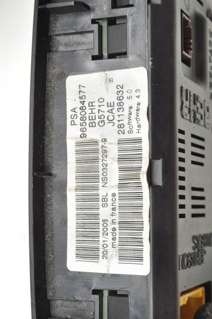 фото №10, Citroen c4 i панель кондиционера 20cq16