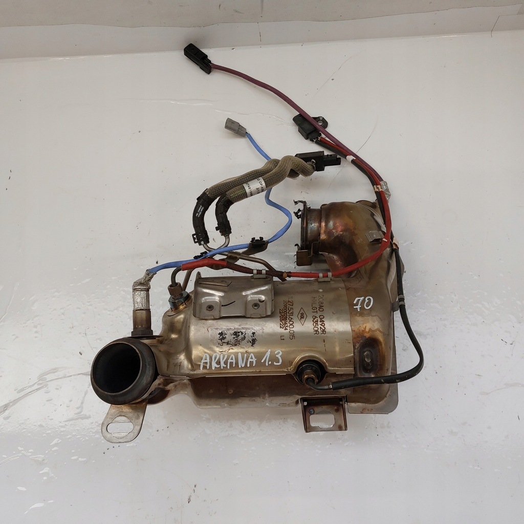 фото №1, Renault arkana 1,3tce катализатор dpf + датчики 208a00492r