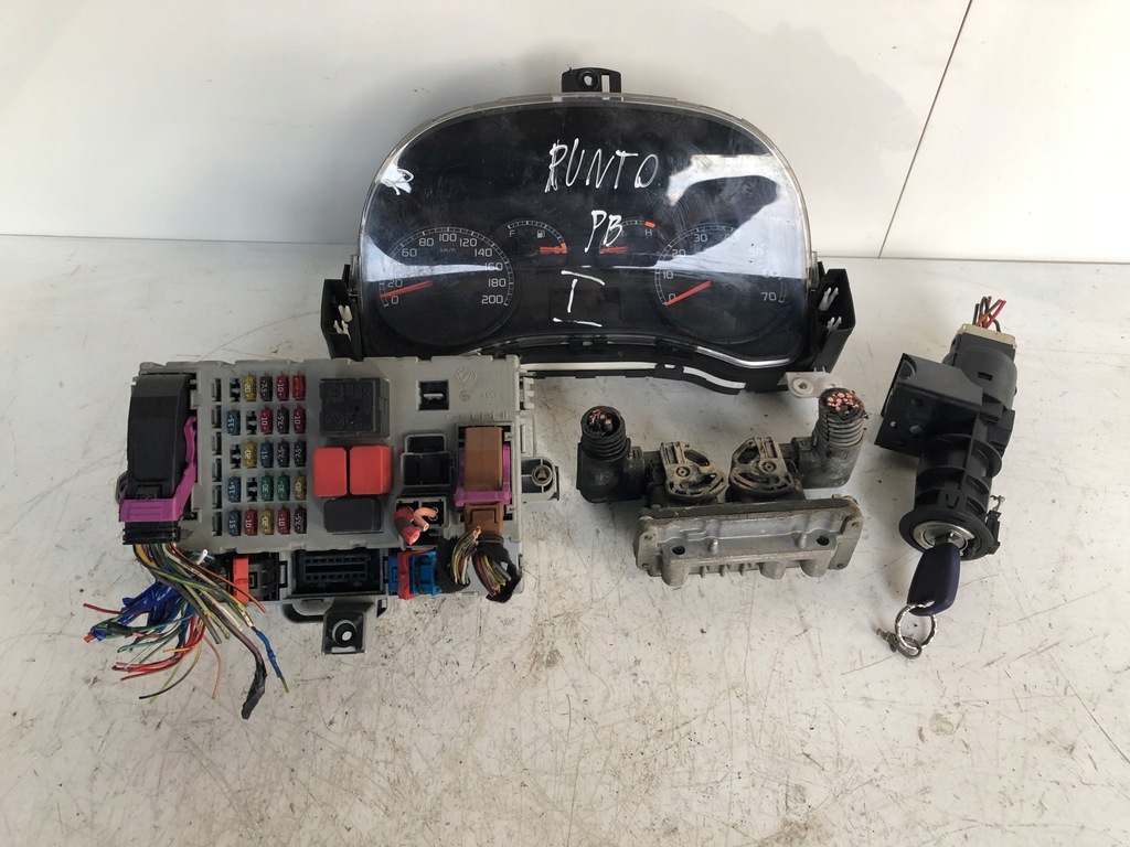 фото №1, Блок управления набор стартовый fiat punto ii 55192305