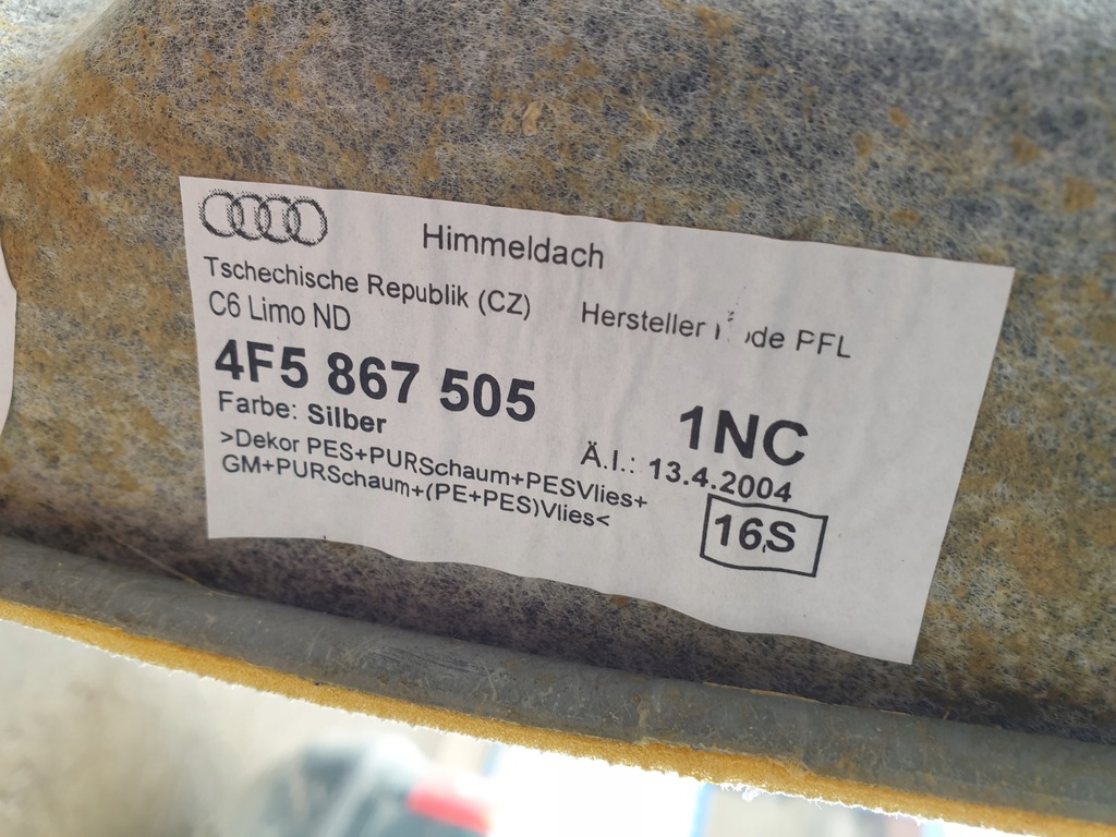 фото №7, Audi a6 c6 sedan потолок amaretto люк