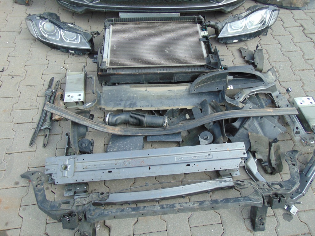 фото №5, Kompletny перед капот бампер 4xpdc ксенон gx63-13w030-ef jaguar f-pace 2.0d