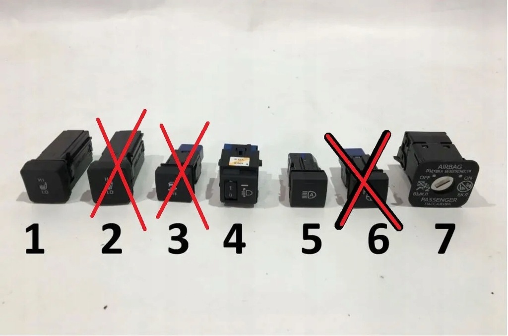 фото №1, Кнопка переключатель toyota corolla xii e21 18-