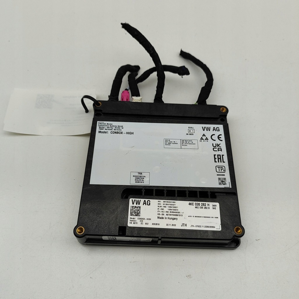 Купить Audi e-tron gt 2023 модуль / блок управления bluetooth