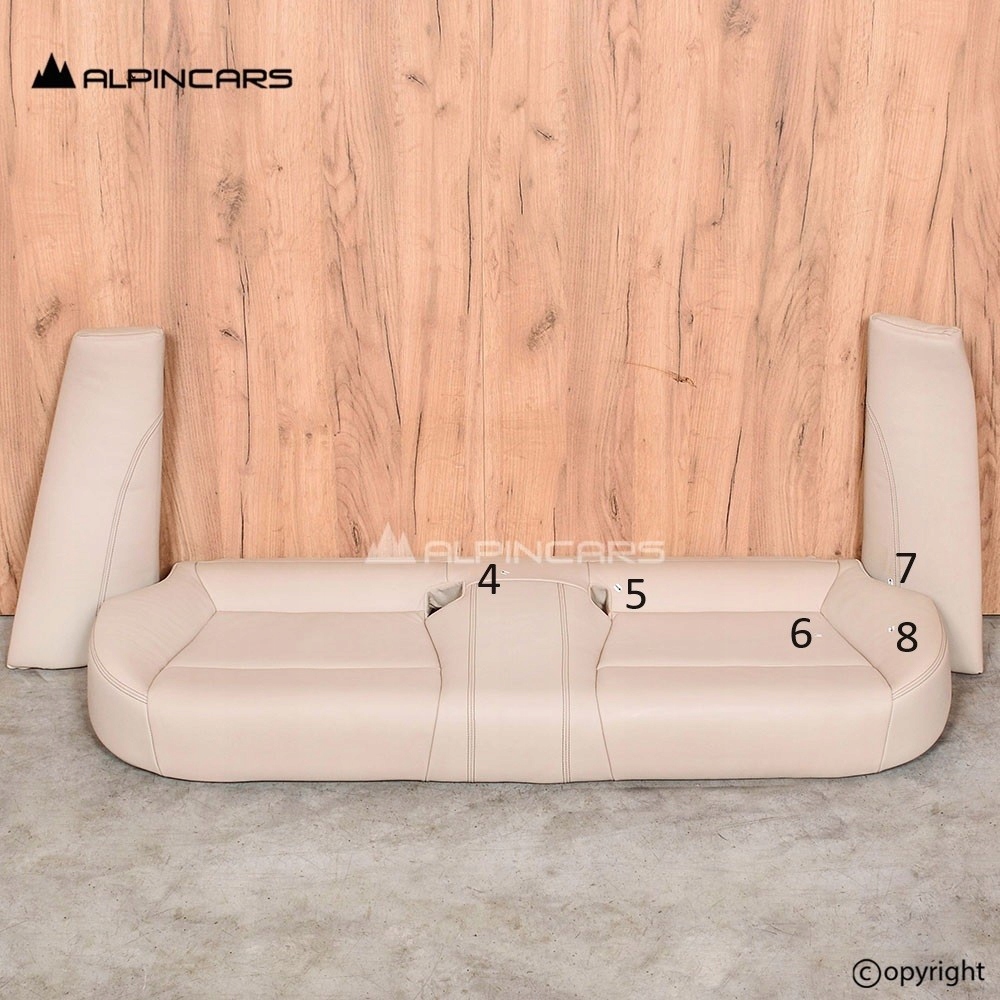 фото №6, Bmw f26 x4 обивка сиденья середина кожа oyster