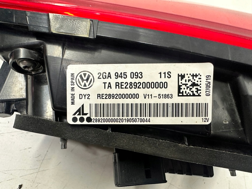 фото №3, Лампа левая задняя w крышка багажника vw volkswagen t-roc 2ga led eu оригинал