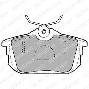 фото №2, Lp1593 delphi гальмівні колодки гальма