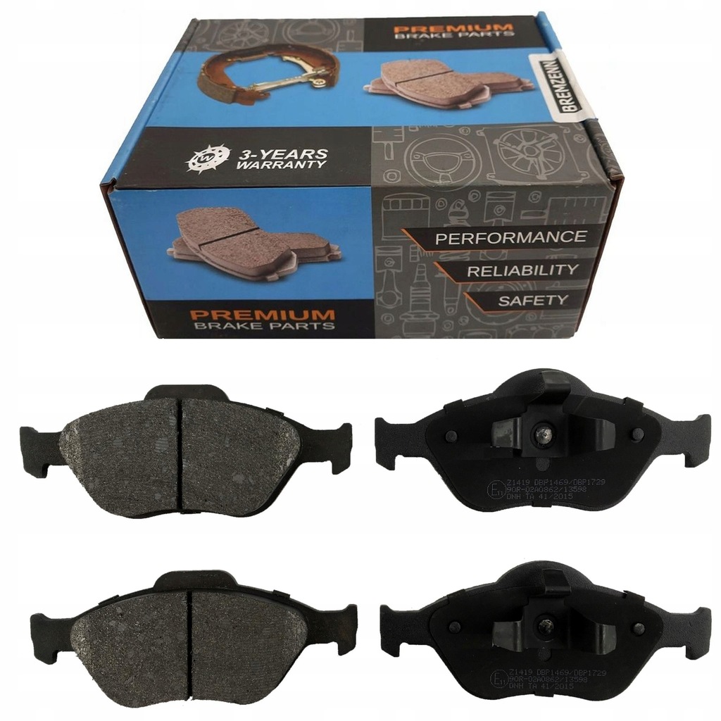 фото №1, Гальмівні колодки перед mazda 2 dy всі 2003-2007