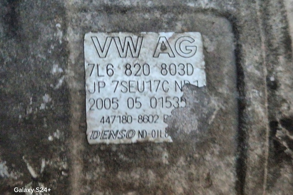 фото №8, Компрессор кондиционера porsche cayenne 9pa 7l6820803d 3.2l бензиновый 2005