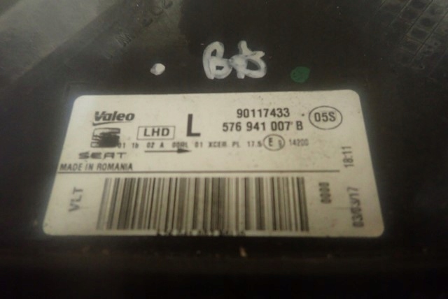 Фара ліва лівий full led seat ateca 576 2016- Недорого