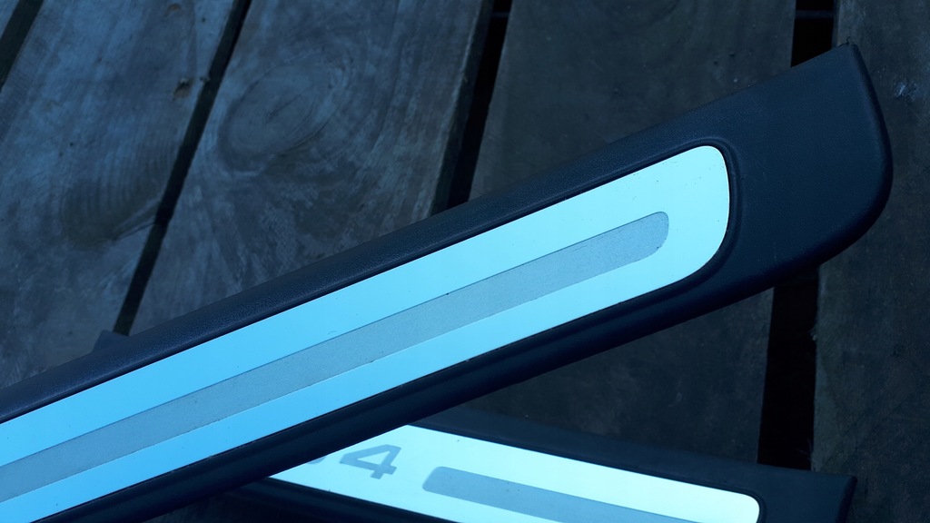 фото №9, S4 b8 lift накладки пороговые sline накладки na пороги