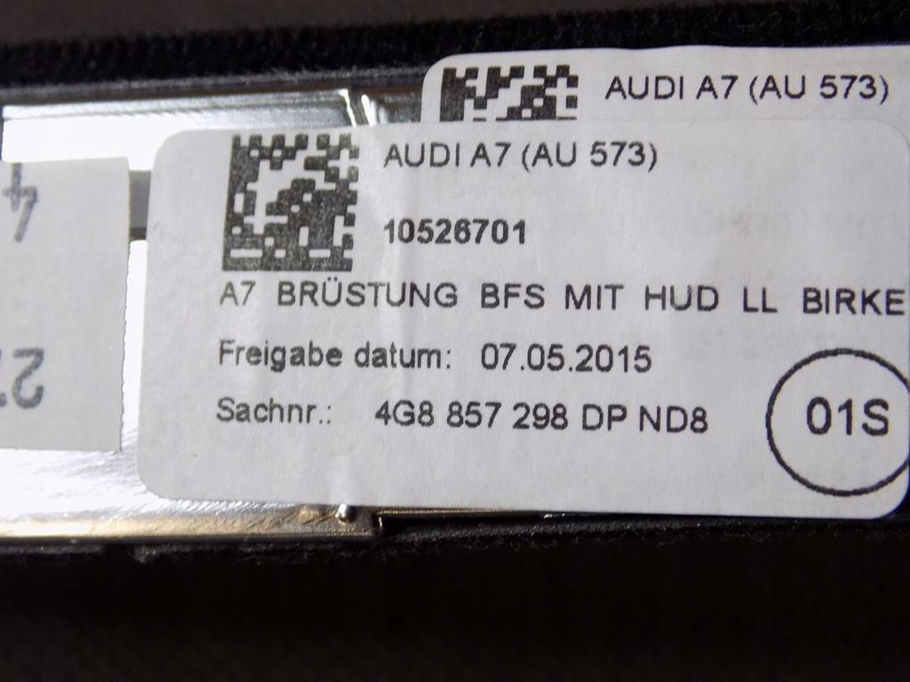 фото №5, Audi a7 4g lift молдинг dekor панели 4g8857298dp
