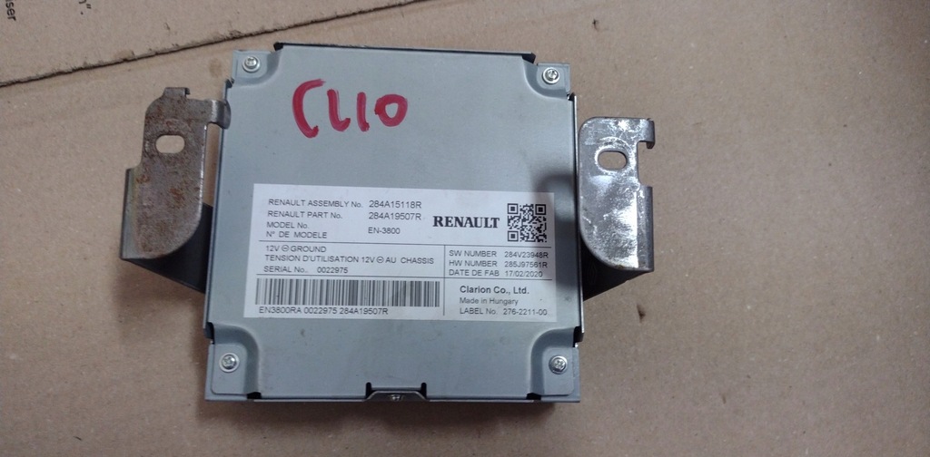 фото №1, Модуль радіо renault clio v 284a15118r стан jak новий