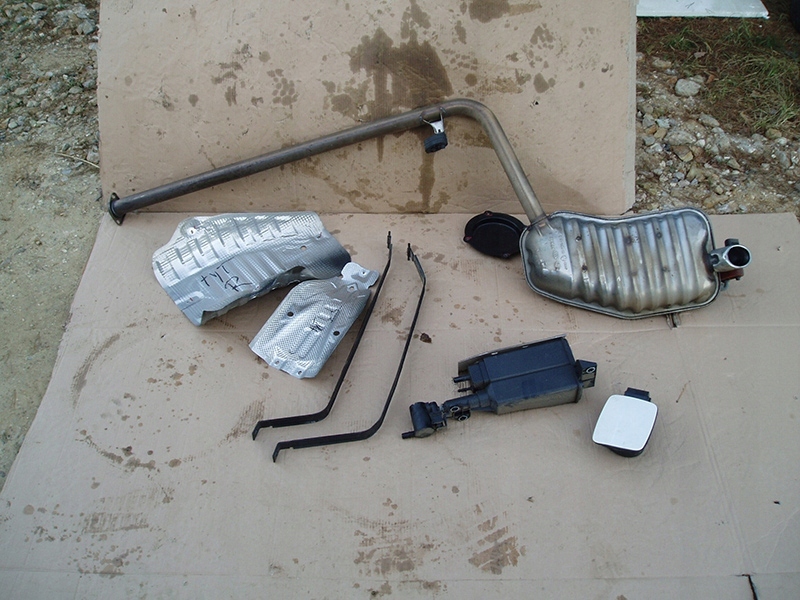 фото №1, Hyundai sonata 2013 выхлоп защита фильтр выхлопных газов