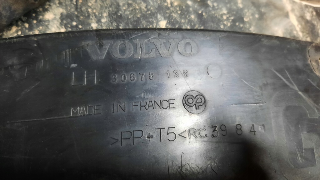 фото №3, Подкрылок левый задняя volvo v50