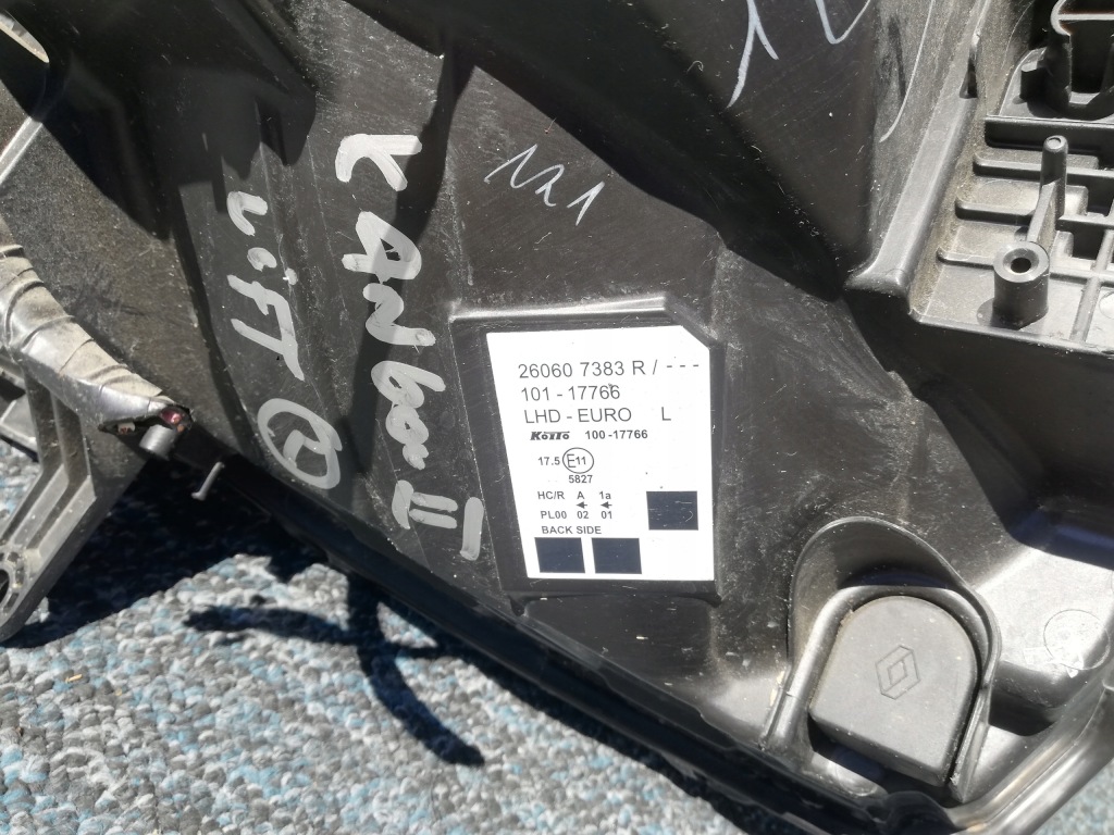 фото №3, Лампа передняя левая renault kangoo ii lift 13-