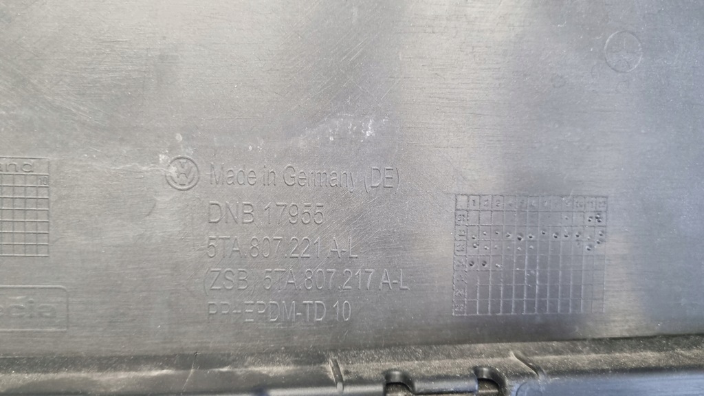 фото №9, Vw volkswagen touran 5ta бампер перед передній