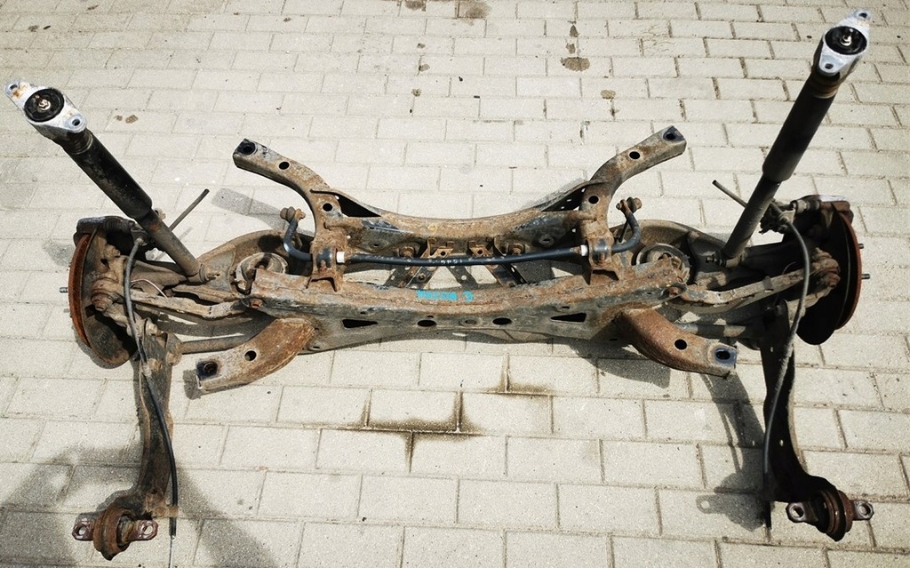 фото №1, Mazda 3 bm hb 13-16 балка подвеска задняя комплектная демонтаж