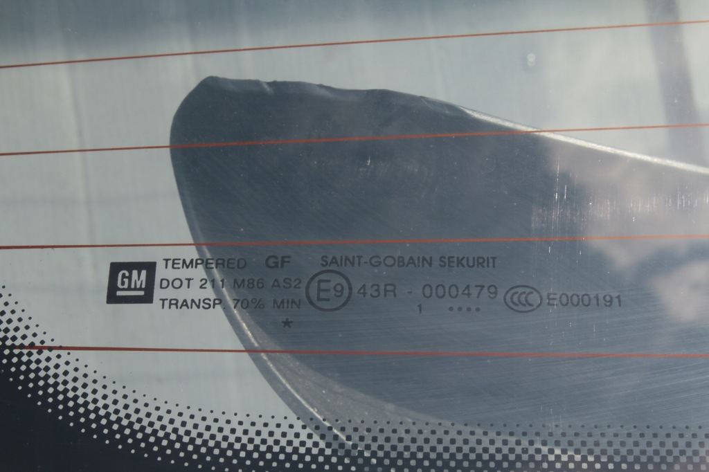 фото №6, Скло кришки opel corsa d