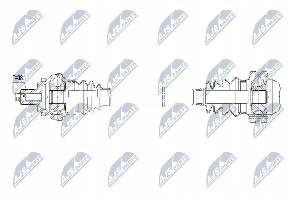 фото №2, Npw-au-044 nty приводной вал приводная