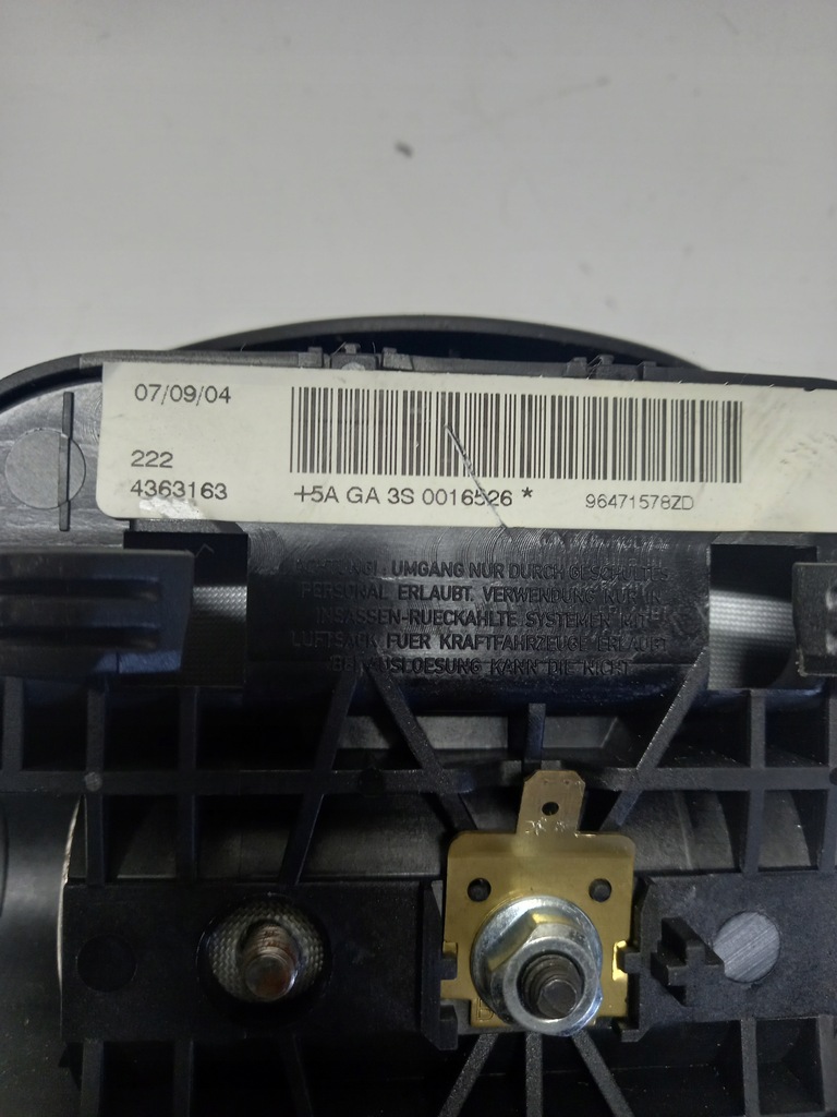 фото №13, Подушка водія подушка безпеки citroen c4 i 96471578zd