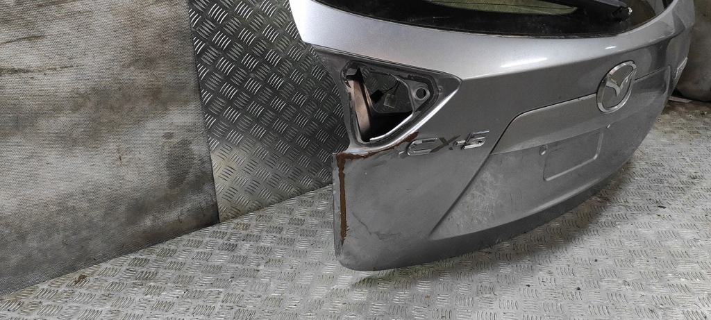 фото №4, Mazda cx-5 2014 крышка багажника задняя серебристая 38p