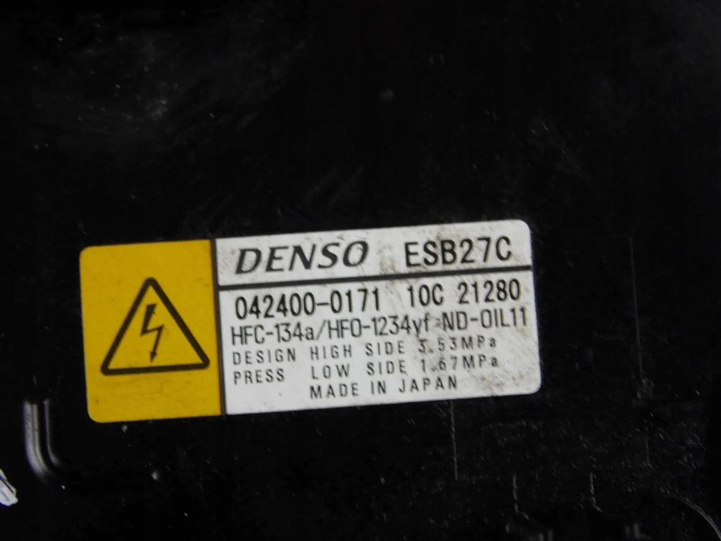 фото №6, Toyota rav4 v 2.5 hybrid компресор кондиціонера 042400-0171