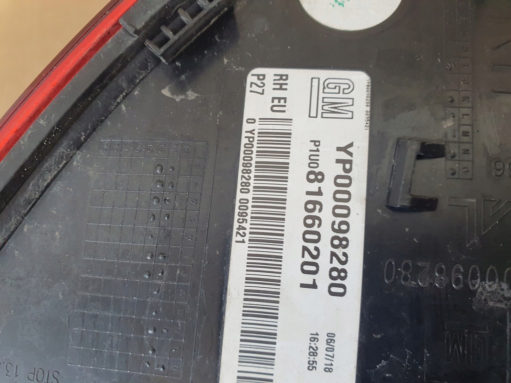 фото №5, Лампа задняя правая grandland opel