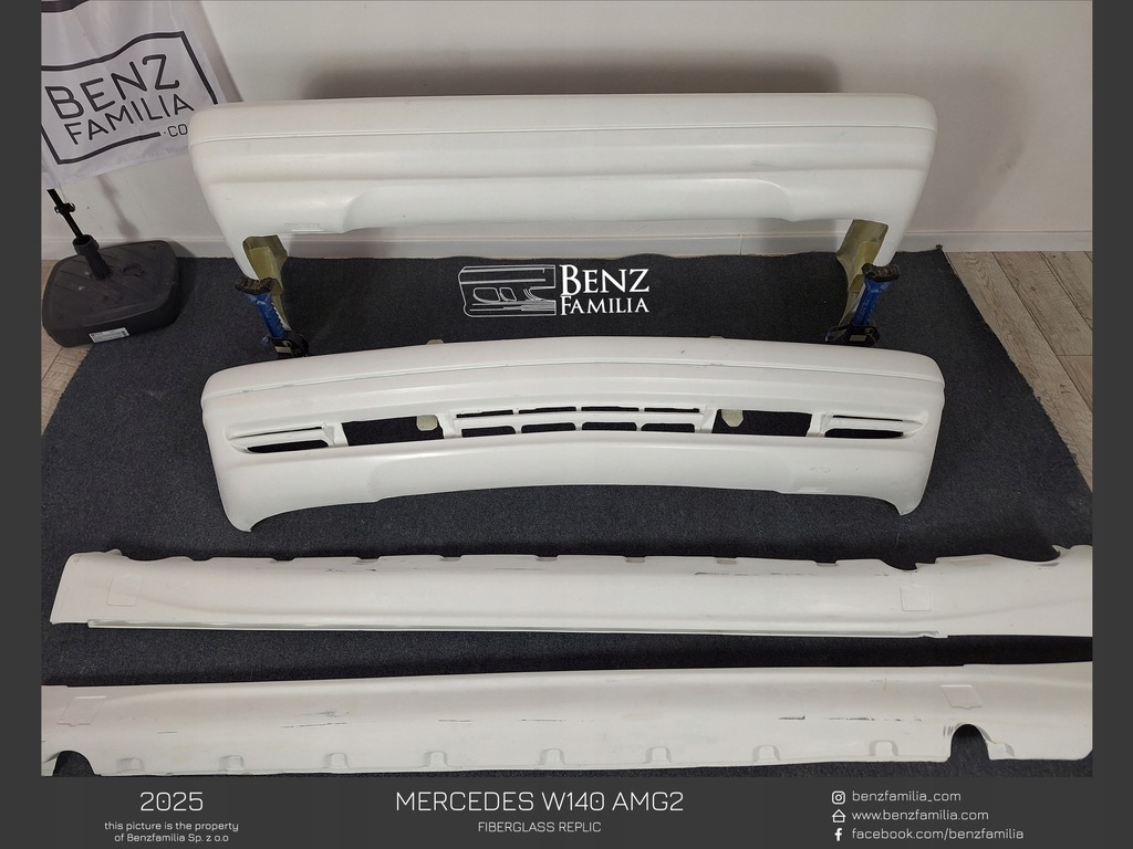 фото №10, Mercedes w140 amg2 pakiet/bodykit replika se/sel